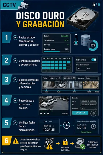 Abaque de calcul pour disque dur de surveillance
