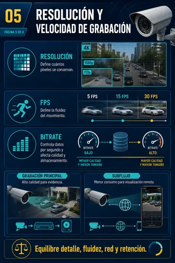 Résolution, fréquence d'images (FPS) et réglages de débit
