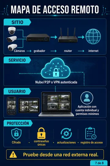 Accès à distance sur mobile et paramétrage P2P
