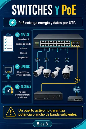 Alimentation PoE pour caméras IP et normes