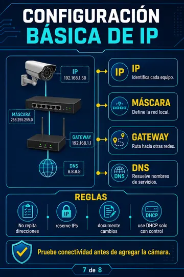 Adresses IP, masque de sous-réseau et passerelle par défaut