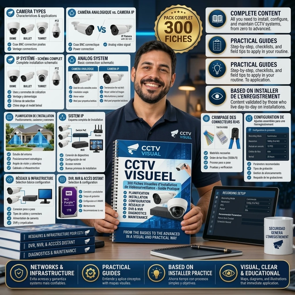 Vue d'ensemble du contenu complet de CCTV Visuel
